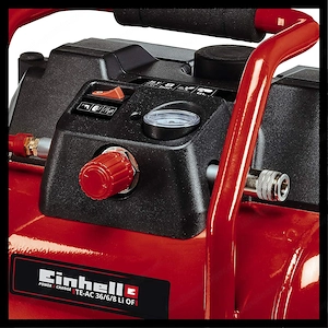 Neuer Sonderposten Der Einhell Akku-Kompressor TE-AC 36 6 8 Li OF Set ist ein mobiler und leistungss Bild 3