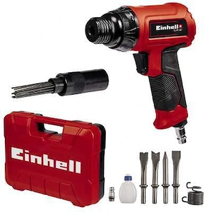 Der Einhell Druckluft-Mei elhammer TC-PC 45 Set mit passendem Nadelentroster-Aufsatz ist ein kraftvo