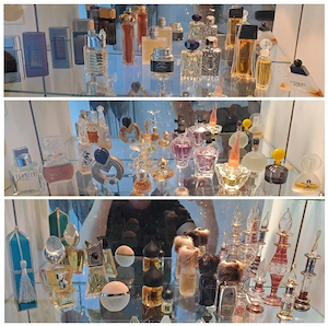 198 Stück Parfum   Parfüm Sammlung Miniaturen Mini Flakons   Flacons inkl. Glasvitrine Bild 3
