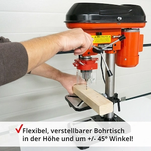Mit der Bohrmaschine k nnen L cher in verschiedenste Materialien gebohrt werden Bild 2