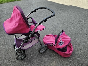 Puppenbuggy mit Babywanne Bild 4