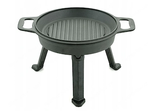 Die Grillpfanne und der Topf k nnen auch zu Hause verwendet werden, das Geschirr ist f r alle Bild 5