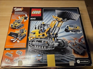 Lego Technic 8043 Bagger   Radlader power functions Bild 5