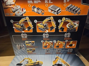 Lego Technic 8043 Bagger   Radlader power functions Bild 4