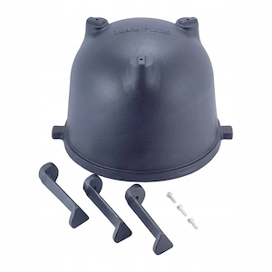 BBQ Dutch Oven Eintopf handgefertigt mit Fuesse ca. 7l fuer Lagerfeuer Camping etc. Bild 5