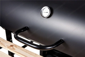 BBQ Holzkohlegrill Grill Smoker Set mit Deckel Camping Outdoor Seitenablage Bild 7