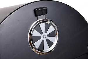 BBQ Holzkohlegrill Grill Smoker Set mit Deckel Camping Outdoor Seitenablage Bild 6