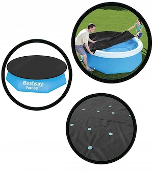 Artikel: %SALE% XXL starter set BestwayFast set pool 19-piece accessories outdoor garden bathing fun Bild 5