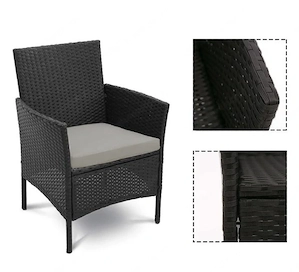 Artikel: Seating group rattan garden furniture garden furniture polyrattan set table armchair lounge Bild 5