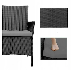 Artikel: Seating group rattan garden furniture garden furniture polyrattan set table armchair lounge Bild 6