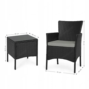 Artikel: Seating group rattan garden furniture garden furniture polyrattan set table armchair lounge Bild 4