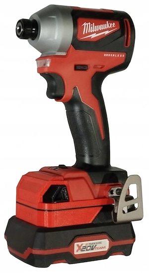 NEU Adapter Parkside X20V Team Akkus auf Milwaukee M18 18V Elektrowerkzeuge Bild 3