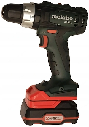 NEU Adapter Parkside X20V Team Akkus auf Metabo 18V Elektrowerkzeuge Bild 3