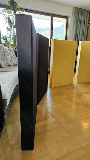 6er Akustikabsorber Set für Homestudio, Tonstudio, Heimkino - Breitbandabsorber mit Rockwool Bild 2