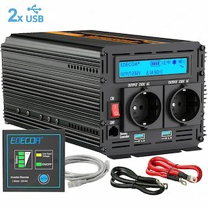 Artikel: Pure sine wave voltage converter 1000 2000W 12V 230V power inverter Hochwertiger Artikel au