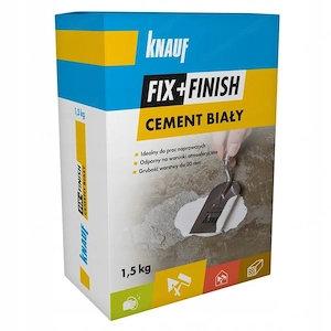 Artikel: Knauf Fix + Finish renovation filler special white cement 1.5 kg Hochwertiger Artikel aus u