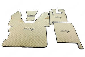 Artikel: Handmade quilted floor mats DAF XF105 2006-2012 automatic transmission COLOR CHOICE stick H