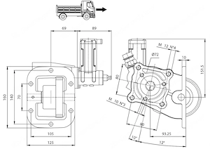 Artikel: Iveco power take-off PTO p20z2m34201 ZF Hochwertiger Artikel aus unserem Online-Shop Bild 3