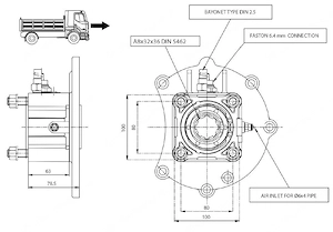 Artikel: Mercedes power take-off pto p81m4p10204 Hochwertiger Artikel aus unserem Online-Shop Bild 3