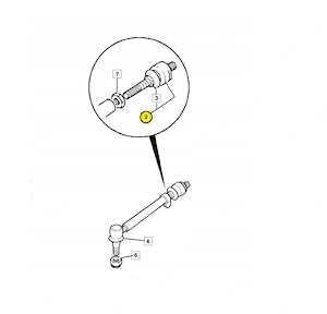 Artikel: JCB TIE ROD END JCB 3CX 331 14861 ROTA Hochwertiger Artikel aus unserem Online-Shop Bild 4