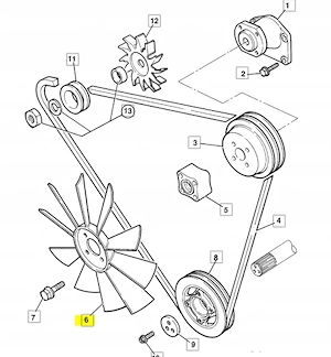 Artikel: JCB LUEFTERGEBLAESE Luefter Ventilator JCB BAGGERLADER 3CX 4CX 123 05911 I Hochwertiger Art Bild 3