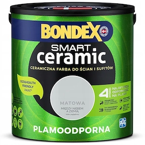 Artikel: Bondex ceramic wall paint 2.5 l matt gray-silver dark Hochwertiger Artikel aus unserem Onli
