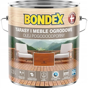 Artikel: Bondex WEATHERPROOF OIL wood oil color teak 2.5l Hochwertiger Artikel aus unserem Online-Sh