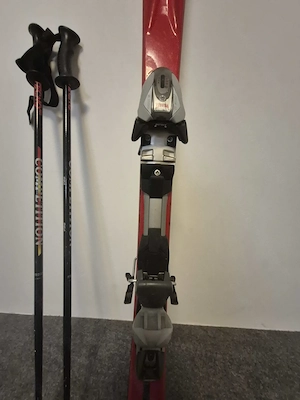 Kneissl Red Star Ski inkl. Bindung und Skistöcke Bild 3
