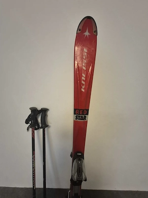 Kneissl Red Star Ski inkl. Bindung und Skistöcke Bild 2