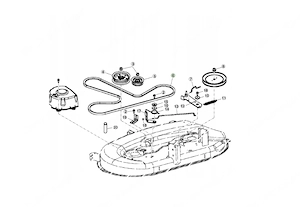 Artikel: JOHN DEERE GX20072 mower blade drive belt Hochwertiger Artikel aus unserem Online-Shop Bild 3