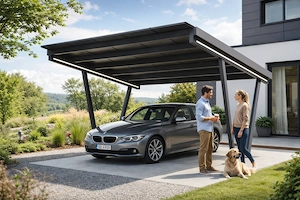 Stahlcarport mit PV   Die clevere All-in-One Lösung! Bild 2