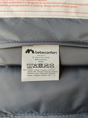 Babywippe wie neu, grau weiß, verstellbar Bild 4