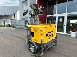 Atlas Copco HILIGHT H2 Mobiler Lichtmast Flutlicht Anhänger Bau Bild 3