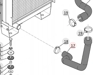 Artikel: Lower radiator hose Manitou 251365 ORIGINAL Hochwertiger Artikel aus unserem Online-Shop Bild 3