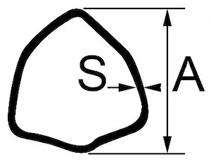 Artikel: Internal triangle tube 29x4 PM DIDOT TTI02-1 Hochwertiger Artikel aus unserem Online-Shop Bild 3