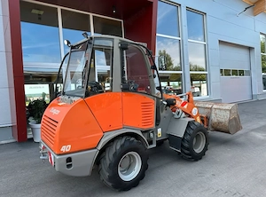 Atlas Weycor AR40 Radlader Hoflader Palettengabel und Schaufel Bild 4