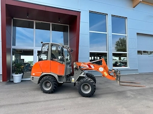 Atlas Weycor AR40 Radlader mit Schaufel und Gabel Hoflader Bild 4