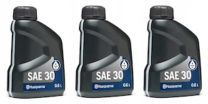 Original Set mit 3x SAE 30 OEl von Husqvarna