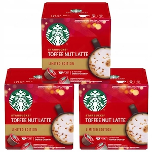 SET ENTH LT: STARBUCKS Dolce Gusto Toffee Nut Latte 3x12 Kapseln Anzahl der Kapseln pro Packung: 12
