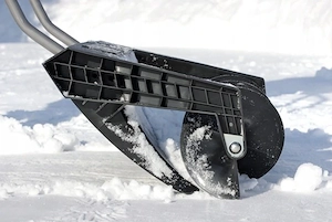 Schneepflug mit Schneckenschredder und Schneeschaufel 60 cm Bild 3