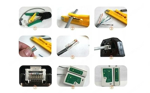 #SALE# LSA Applikationstool Applikationstool mit Netzwerktester Kabeltester RJ45 11 Bild 3