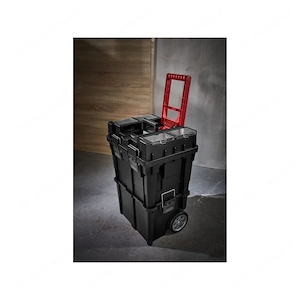 -Mit 2 gro en R dern - einfacher Transport dank Trolley-Funktion -Verschiedene F cher f r Werkzeug,  Bild 2