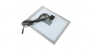 Solarlampe 400W Strahler mit D mmerungssensor und Fernbedienung XXL Starterset Bild 8