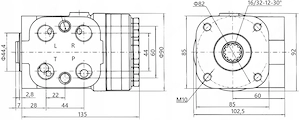 Verst rkte hydraulische Lenkung Orbitrol-Lenkung mit Ventilfunktion Orbitrol mit NYPEL OSPC 100 Bild 4