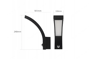 *BESTDEAL* Designer-Au enleuchte Wandleuchte mit Bewegungsmelder Bild 4