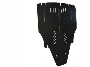 Stahl Motorabdeckung Unterfahrschutz Audi A6 C6 04-11 ohne Seitenteilumbau mit Anbaumaterialsatz Bild 2