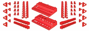 Werkzeug-Wandset, Werkzeughalter mit Lochwand-Aufbewahrungssystem, Werkzeug-Lochwand-Wandregal, Werk Bild 6