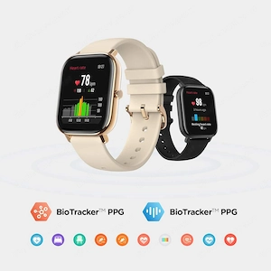 Mit ihrem Design passt die Amazfit GTS zu jedem Anlass und Outfit Bild 6