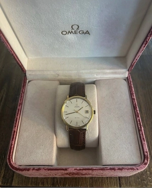 Omega DE VILLE Automatik 168.0086 Vintage Cal 1002 Inkl Rote Omega Box Bild 2
