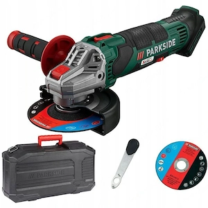PARKSIDE  20V Akku-Winkelschleifer mit 4Ah Akku, Ladeger t, Koffer, Schraubenschl ssel und Bild 3